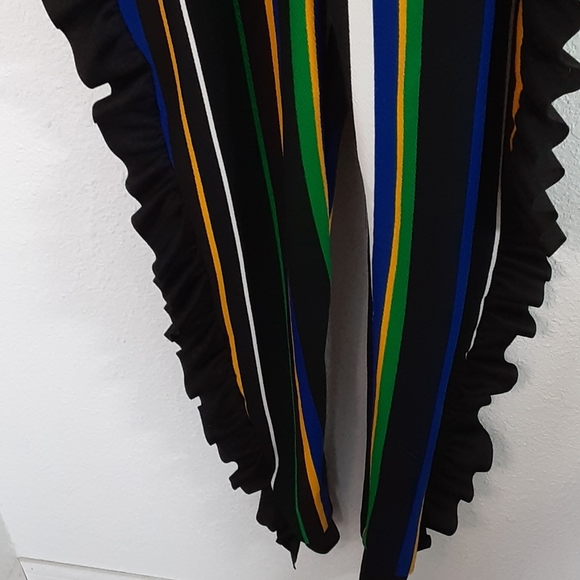 Striped Ruffle Jumpsuit - Picture 4 of 6